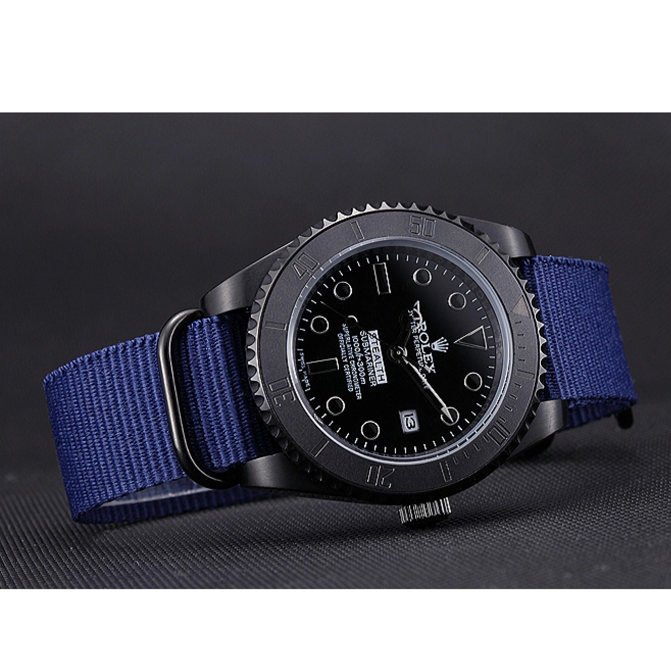Aaa replica watch Rolex Blue Submariner Stealth 621994 0712